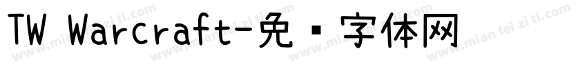 TW Warcraft字体转换